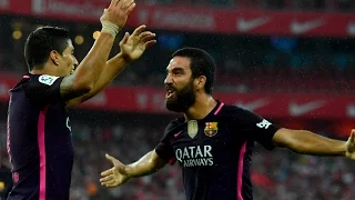 Sporting Gijón 0-5 FC Barcelona | GOALS: Suárez, Rafinha, Neymar (x2), Arda Turan | MATCH REVIEW