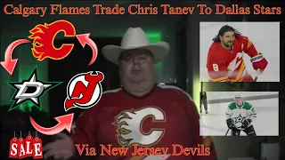 Calgary Flames Trade Chris Tanev To Dallas Stars Via New Jersey Devils