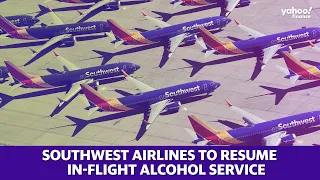 Alcohol will soon be available again on Southwest Airlines flights