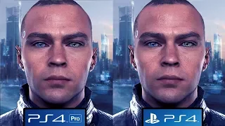 Detroit: Become Human - PS4 vs PS4 Pro Graphics Comparison [4K/60FPS]