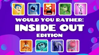 Would You Rather: Inside Out Edition | Quizzer Head