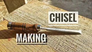 Blacksmithing - Making a Beautiful Wood CHISEL