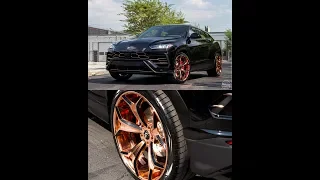 Whips By Wade : Lamborghini Urus on 24" Rose Gold Forgiato Wheels by Swift Custom Wheels