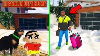 FRANKLIN LEFT SHINCHAN AND HIS HOME IN GTA 5 Emotional Video PART 1