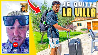 JE QUITTE DÉJÀ LA VILLA !! **TOUT LE MONDE S'INQUIÈTE..**