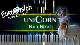 Noa Kirel - Unicorn 🇮🇱 Israel (Eurovision 2023) [piano tutorial + sheet piano]