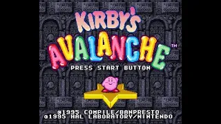 [Longplay] SNES - Kirby's Avalanche