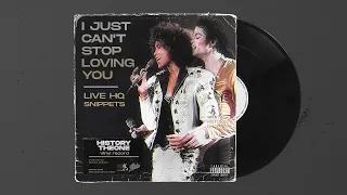 Michael Jackson & Whitney Houston ― I Just Can't Stop Loving You [Live HQ snippets]