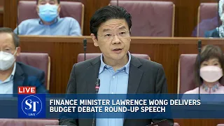 Budget 2022 debate round-up speech by Finance Minister Lawrence Wong  | ST LIVE