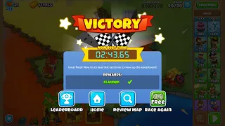BTD6 Race: "Second too late" - in 2:43.65