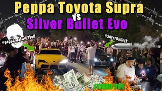 A9 Supra vs Silverbullet Evo $13000 Pot🔥💰