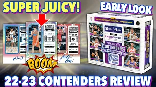 SUPER JUICY PRODUCT! THE BEST SET??? 🥵🔥 2022-23 Panini Contenders Basketball FOTL Hobby Box Review