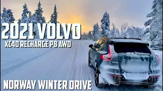 2021 - Volvo XC40 Recharge Pure Electric AWD P8 - Norway Winter Drive - volvolars.no