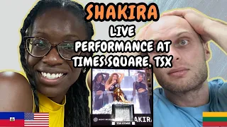 REACTION TO Shakira - Live Performance at TSX, Times Square | FIRST TIME WATCHING