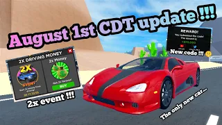 Roblox Car Dealership Tycoon | CDT 1st update in August 2023 !!!