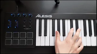 ED SHEERAN - SHAPE OF YOU ( Instrumental Remake Cover ) | Alesis V49 midi keyboard