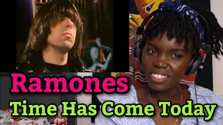 African Girl First Time Hearing Ramones - Time Has Come Today (REACTION)