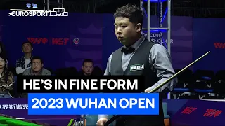 FINE FORM! 👌 | Noppon Saengkham vs Zhang Anda | 2023 Wuhan Open Snooker Highlights