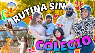 NUESTRA RUTINA CON TRES HIJOS UN DÍA SIN COLEGIO | Familia Amiguindy