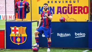 Sergio Kun Agüero's First Day in Barcelona