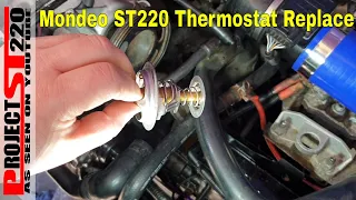 Ford Mondeo Mk3 st220 thermostat & water pump replacement