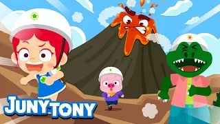 🌋Volcano Adventure | Adventure Songs for Kids | Preschool Songs | JunyTony