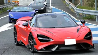 【爆音・快音】数十台のスーパーカーのエンジンサウンド・加速サウンド/Supercars sound in japan.