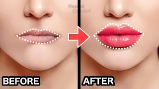 20mins 🔥 Get FULLER LIPS💋 Plumper Lips, Pink and Cute Lips Naturally with This Face Exercise!