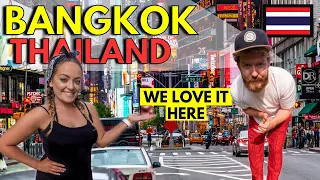 WE CANT BELIEVE HOW GOOD BANGKOK IS | First Impressions of THAILAND 🇹🇭