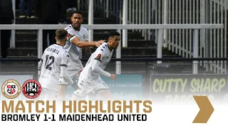 Highlights: Bromley 1-1 Maidenhead United