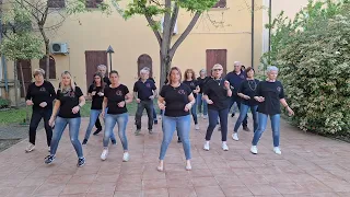 Ballo di gruppo @hantosdjay coreografia Robandote un beso bachata 2024. Balliamo con Cosetta