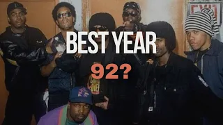 Best Year in Rap 92?