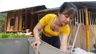 Full Video: 300 Days Of Building Wooden House, Build Kitchen, water tank, bathroom - Farm Life