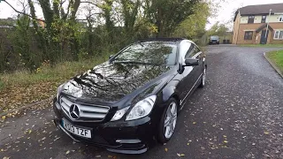 2013(13) MERCEDES E350 CDI SPORT 265 COUPE DIESEL V6 AUTOMATIC METALLIC BLACK