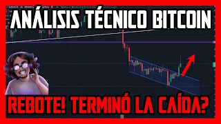 BITCOIN REBOTA! Terminó la CAÍDA? | CUIDADO al gráfico MENSUAL | Análisis técnico BTC hoy Español