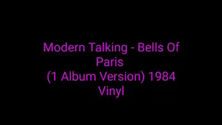 Modern Talking - Bells Of Paris (1 Album Version) 1984 Vinyl_euro disco