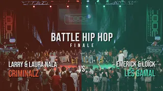 BATTLE HIP HOP FINALE - LARRY LES TWINS & LAURA NALA (Criminalz) vs LES GAMAL - The CODE FRANCE 2022