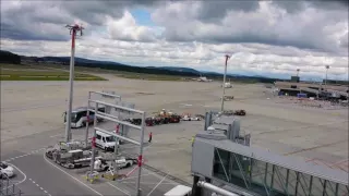 Iron Maiden's Ed Force One departing from Zurich Airport - 04/06/2016 HD