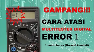 Gampang!! Cara Atasi Multitester Error 1