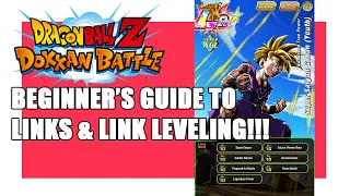 DBZ DOKKAN BATTLE BEGINNER'S GUIDE TO LINKS AND LINK LEVELING! LINKS ARE VERY IMPORTANT!