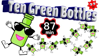 10 Green Bottles | Ten Green Bottles | Lyrics + More POPULAR Nursery Rhymes & Kids Songs