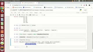 ML Assignment no 3 KNN Classification