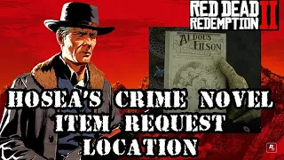 Hosea's Crime Novel Location (item request) - Red Dead Redemption 2