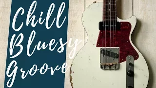 Chill Bluesy Groove | Guitar Backing Track Jam in F# Major