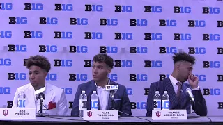 B1G Media Day: Rob Phinisee, Trayce Jackson-Davis and Race Thompson