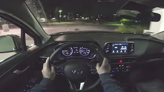 2019 Hyundai Santa Fe SE - POV Night Drive