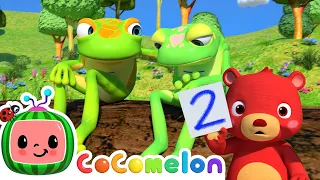 Five Little Speckled Frogs | CoComelon Furry Friends | Animals for Kids