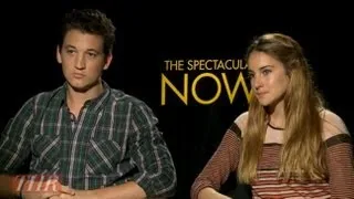 'The Spectacular Now's' Shailene Woodley and Miles Teller