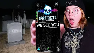 We Used an App for Ghost Hunting in a Haunted Cemetery