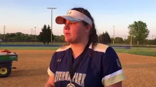 Severna Park softball Marissa Heuer and Campbell Kline 05/08/18